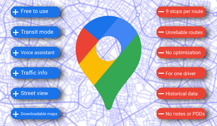 google-maps-route-planner-pros-cons