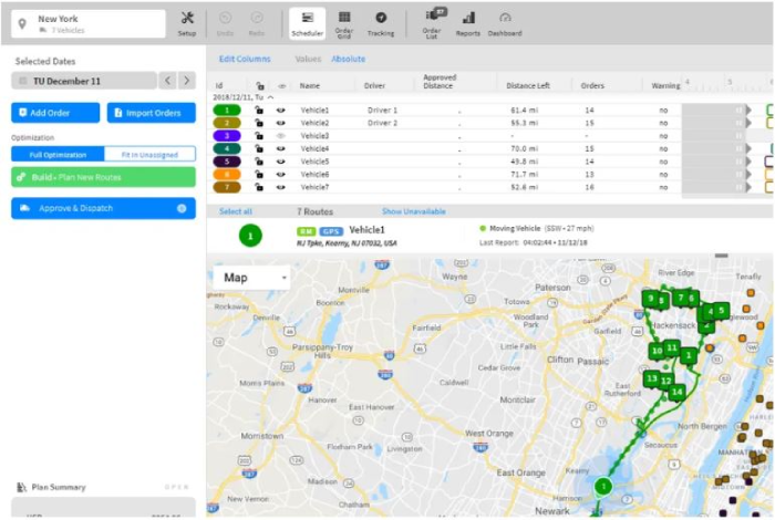 route-planning-software - Workwave UI