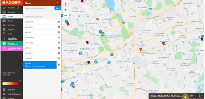 routexl-alternative-Badger Maps Places