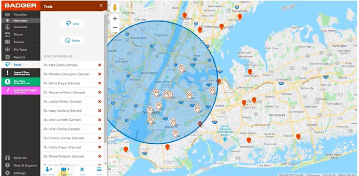 routexl-alternative-Badger Maps UI